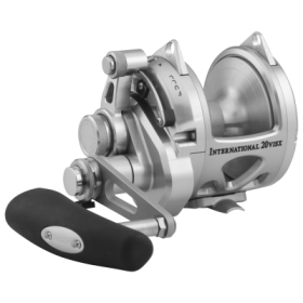 PENN International VISX Silver Two-Speed Lever Drag Reel - 4.1:1/1.4:1 - 50/365