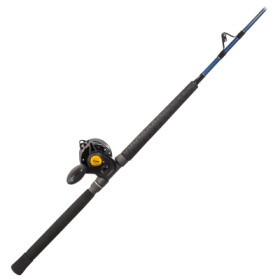PENN Squall Two-speed Lever Drag/Offshore Angler Ocean Master OMSU Stand-Up Rod and Reel Combo - SQL16VS/OMSU-1C