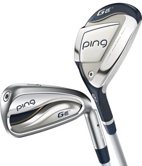 PING Womens G Le3 Hybrid Combo Iron Set - RIGHT - 5H-7H,8-SW-1" - ULT 250 LITE - Golf Clubs