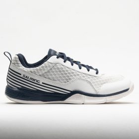 Salming Viper SL Men's Indoor, Squash, Racquetball Shoes White/Navy Size 8 Width D - Medium