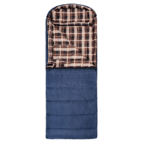 TETON Sports Celsius XL -25°F Sleeping Bag - Left Zipper 90''L x 36''W - Blue Plaid