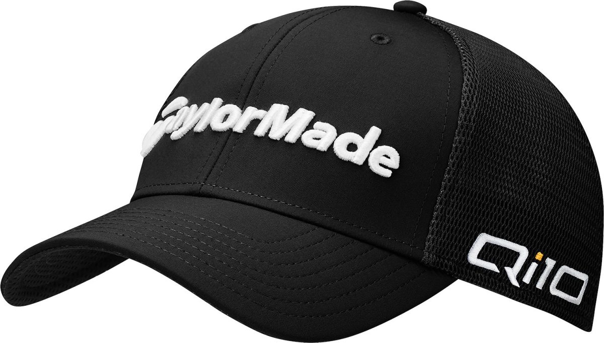 TaylorMade Tour Cage Qi10 Men's Golf Hat - Black, Size: Large/X-Large
