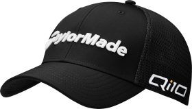 TaylorMade Tour Cage Qi10 Men's Golf Hat - Black, Size: Large/X-Large