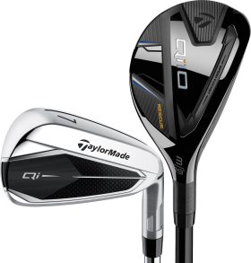 TaylorMade Womens Qi Hybrid Combo Iron Set 2025 - RIGHT - LADY - 4H,5H,6-PW,AW - Golf Clubs