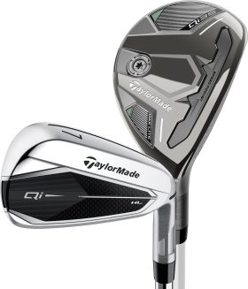 TaylorMade Womens Qi35 Rescue Hybrid Combo Iron Set 2025 - RIGHT - LADY - 4H,5H,6-PW,AW - Golf Clubs