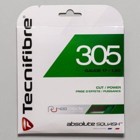 Tecnifibre Squash 305 17L 1.20 Squash String Packages Green, Size String Package