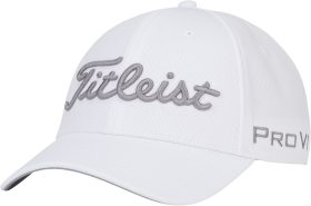 Titleist Tour Elite Men's Golf Hat 2025 - White, Size: XL/XXL
