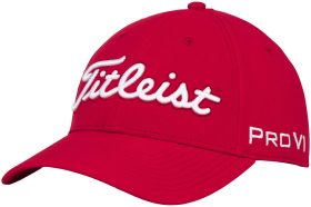 Titleist Tour Performance Men's Golf Hat 2025 - Red