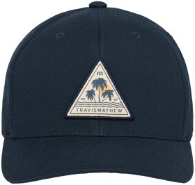 TravisMathew Dark Tide Snapback Men's Golf Hat - Blue