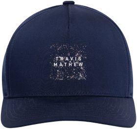 TravisMathew Splatter Print Snapback Men's Golf Hat - Blue, Size: One Size