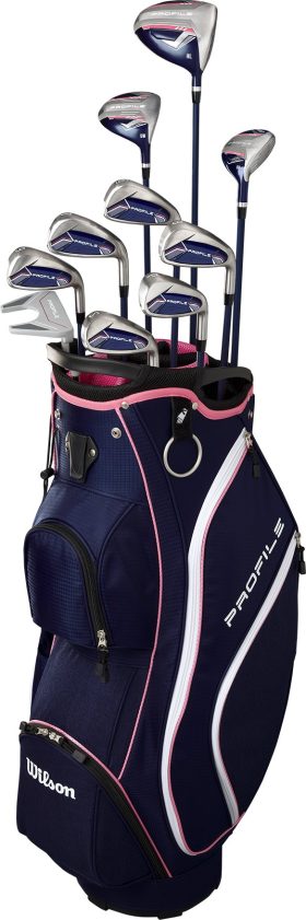 Wilson Womens Profile Complete Golf Package Set 2025 - Cart Bag - Cart Bag - RIGHT - WOMENS - STANDARD