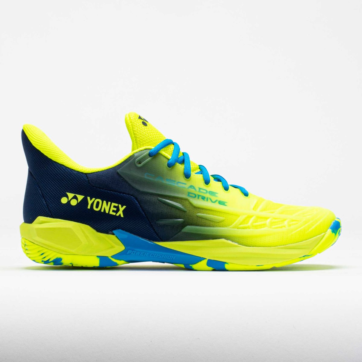 Yonex Power Cushion Cascade Drive 2 Men's Indoor, Squash, Racquetball Shoes Yellow/Blue Size 8.5 Width D - Medium