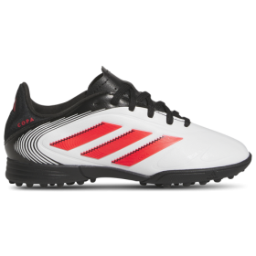 adidas Boys adidas Copa Pure 3 League Turf - Boys' Grade School Soccer Shoes White/Black/Lucid Red Size 1.0