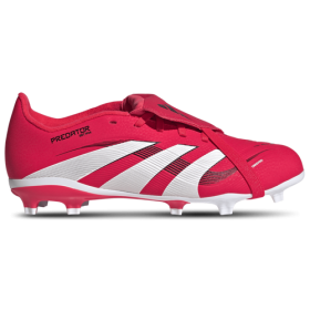 adidas Boys adidas Predator League Folded Tongue FG/MG - Boys' Grade School Soccer Shoes Lucid Red/Black/White Size 1.0