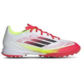 adidas Mens adidas F50 League Turf - Mens Soccer Shoes Black/Solar Yellow/White Size 10.0