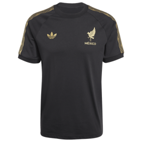 adidas Mens adidas FMF Gold T-Shirt - Mens Black/Gold Size L