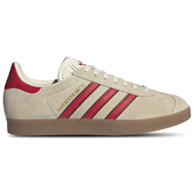 adidas Mens adidas Gazelle Manchester United - Mens Soccer Shoes Cream/Core Black Size 10.0