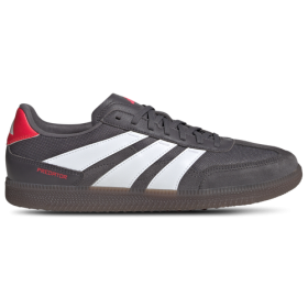 adidas Mens adidas Predator Freestyle Indoor - Mens Soccer Shoes Grey Strata/White/Lucid Red Size 10.0