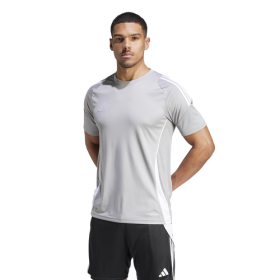 adidas Mens adidas Tiro24 Jersey - Mens Team Mid Grey/White Size S