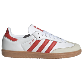 adidas Originals Womens adidas Originals Samba OG - Womens Running Shoes White/Off White/Solar Red Size 10.0