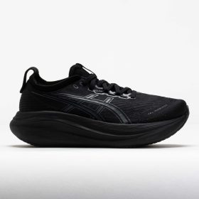 ASICS GEL-Nimbus 27 Men's Running Shoes Black/Graphite Grey Size 9.5 Width EE - Wide