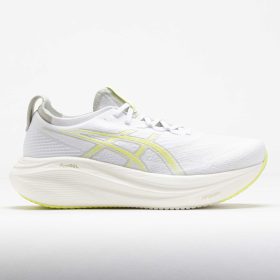 ASICS GEL-Nimbus 27 Men's Running Shoes White/Huddle Yellow Size 9.5 Width D - Medium