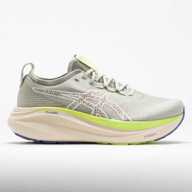 ASICS GEL-Nimbus 27 TR Men's Running Shoes Nature Bathing/Lime Green Size 9.5 Width D - Medium