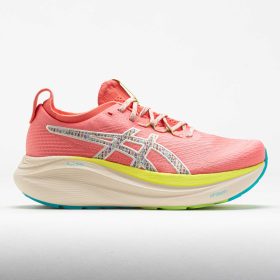 ASICS GEL-Nimbus 27 TR Women's Running Shoes Nature Bathing/Guava Size 9.5 Width B - Medium