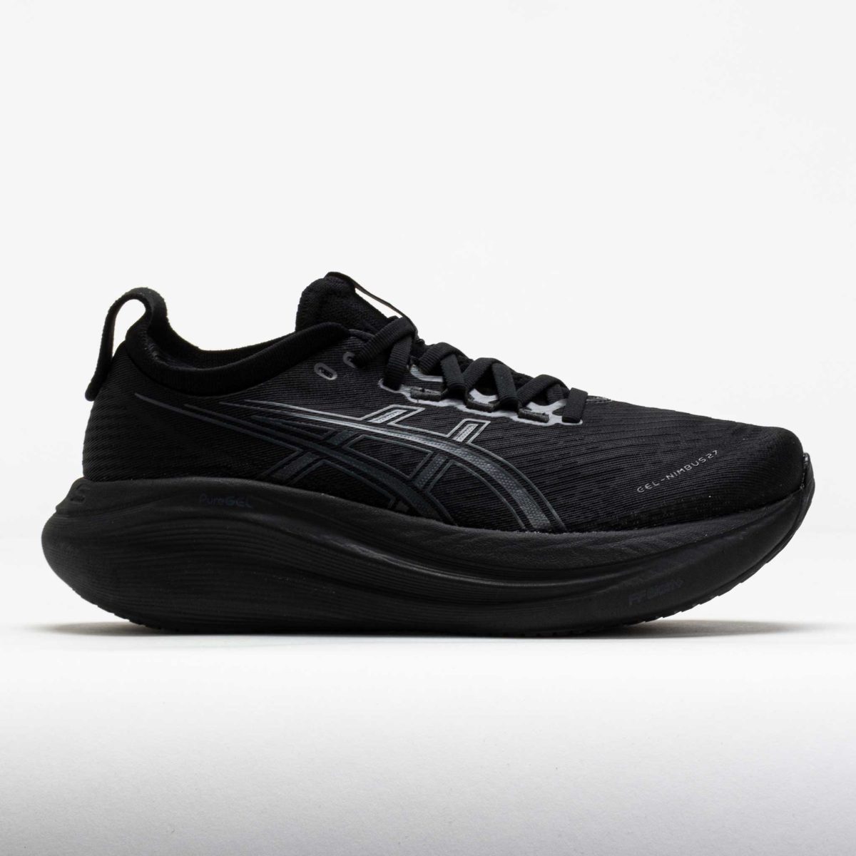 ASICS GEL-Nimbus 27 Women's Running Shoes Black/Graphite Grey Size 9.5 Width B - Medium