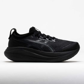 ASICS GEL-Nimbus 27 Women's Running Shoes Black/Graphite Grey Size 9.5 Width B - Medium