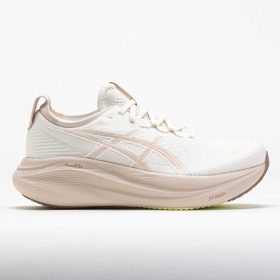 ASICS GEL-Nimbus 27 Women's Running Shoes Cream/Mineral Beige Size 8.5 Width B - Medium