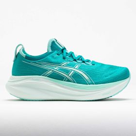 ASICS GEL-Nimbus 27 Women's Running Shoes Wave Teal/Illuminate Mint Size 7 Width B - Medium