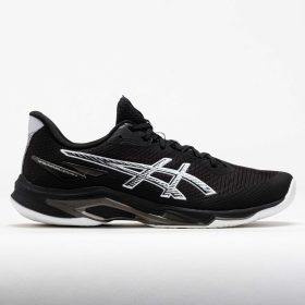 ASICS Net Burner Ballistic FF 4 Men's Indoor, Squash, Racquetball Shoes Black/White Size 9.5 Width D - Medium