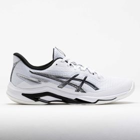 ASICS Net Burner Ballistic FF 4 Men's Indoor, Squash, Racquetball Shoes White/Black Size 9.5 Width D - Medium