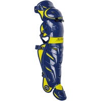 All-Star System7 Axis Adult Leg Guards in Navy/Gold