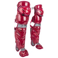 All-Star System7 Axis Adult Leg Guards in Red