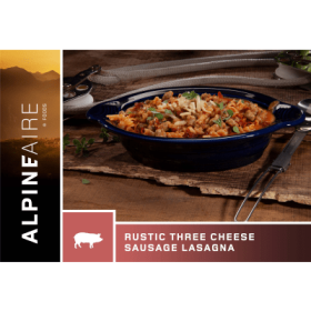 AlpineAire Foods 3-Cheese Sausage Lasagna