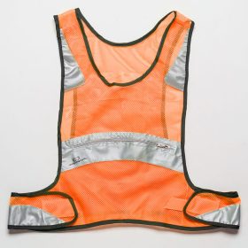 Amphipod Full-Visibility Reflective Vest Reflective, Night Safety Blaze Orange, Size Small - Medium