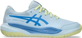 Asics Juniors Gel-Resolution X GS Tennis Shoes (Light Blue/Blue Coast)