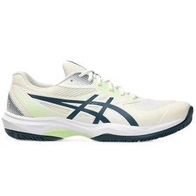 Asics Men's Gel-Game FF Pickleball Shoes (Cream/Tranquil Teal)