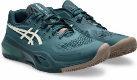 Asics Men's Gel-Resolution X Clay Tennis Shoes (Saxon Green/Birch)