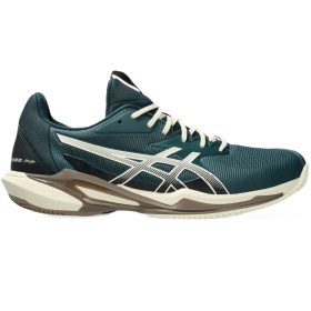 Asics Men's Solution Speed FF 3 Clay Tennis Shoes (Saxon Green/Birch)