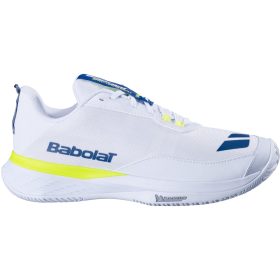 Babolat Men's SFX Evo Pickleball Shoes (White/Estate Blue)