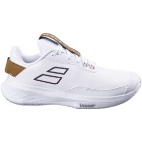 Babolat Women's SFX Evo All Court Wimbledon Tennis Shoes (White/After Dark)