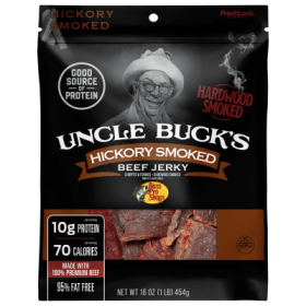 Bass Pro Shops Uncle Buck's Hickory-Smoked Beef Jerky - 16 oz.