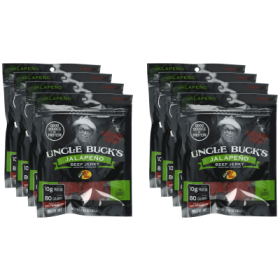 Bass Pro Shops Uncle Buck's Jalapeno Beef Jerky - 8 Pack