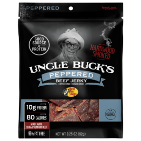 Bass Pro Shops Uncle Buck's Peppered Beef Jerky - 3.25 oz