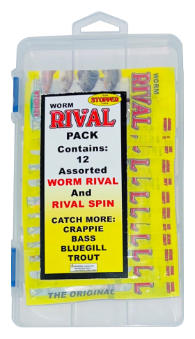 Bass Stopper Lures 12-piece Rival Worm/Rival Spin Kit