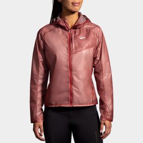 Brooks All Altitude Jacket Women's Running Apparel Copper, Size Small