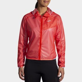 Brooks All Altitude Jacket Women's Running Apparel Jamberry/Violet Dash, Size XXL